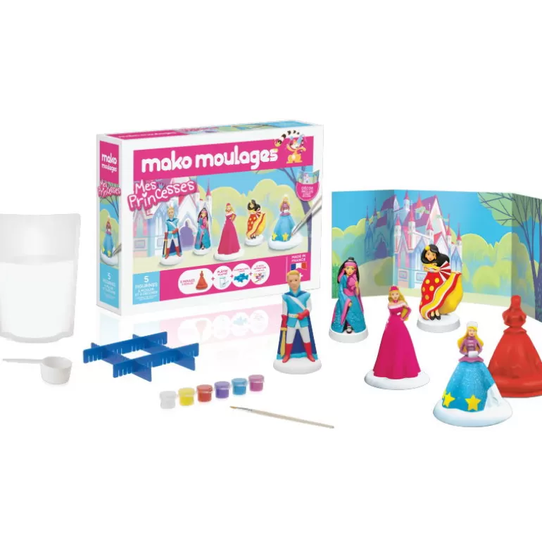 Mako moulages Mako Moulages Figurines Et Déco< "Prince Et Princesses" Coffret 5 Moules 39066