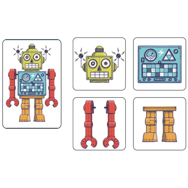 Djeco Jeux De Société<Memo Robots Jeu De Cartes 5097