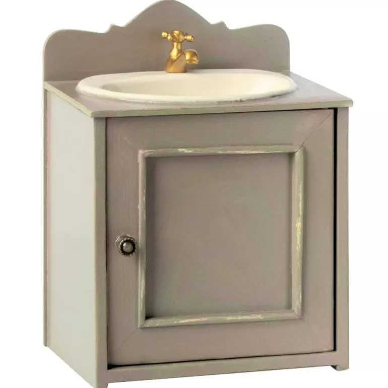 Maileg Maison De Poupee En Bois<Meuble Lavabo Vintage Miniature