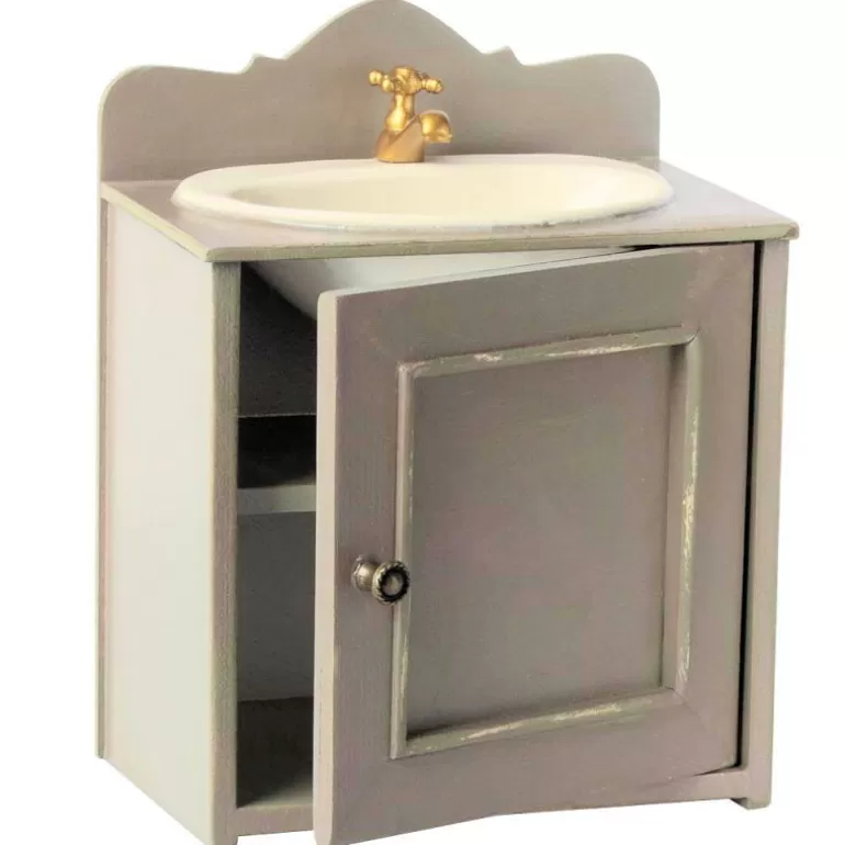 Maileg Maison De Poupee En Bois<Meuble Lavabo Vintage Miniature