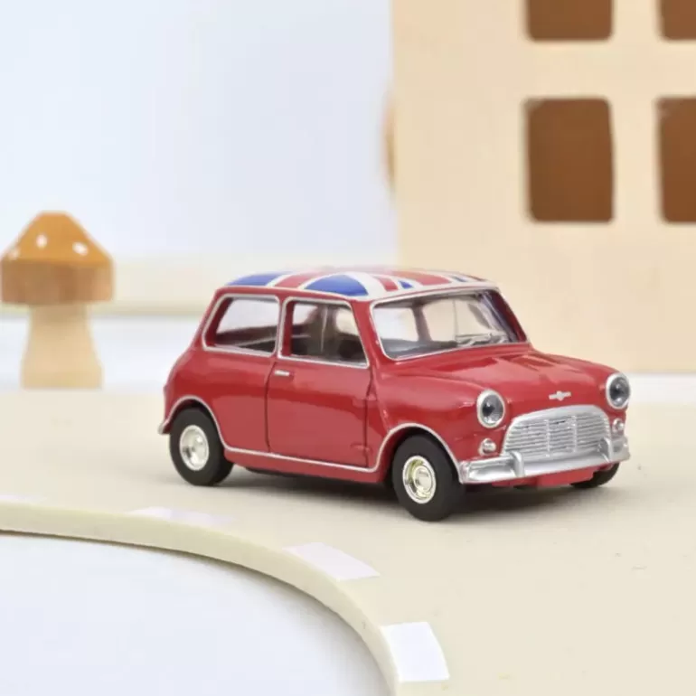 NOREV Jouets Garage, Voitures<Mini Cooper S 1964 Rouge Avec Drapeau Anglais, Voiture 1/64