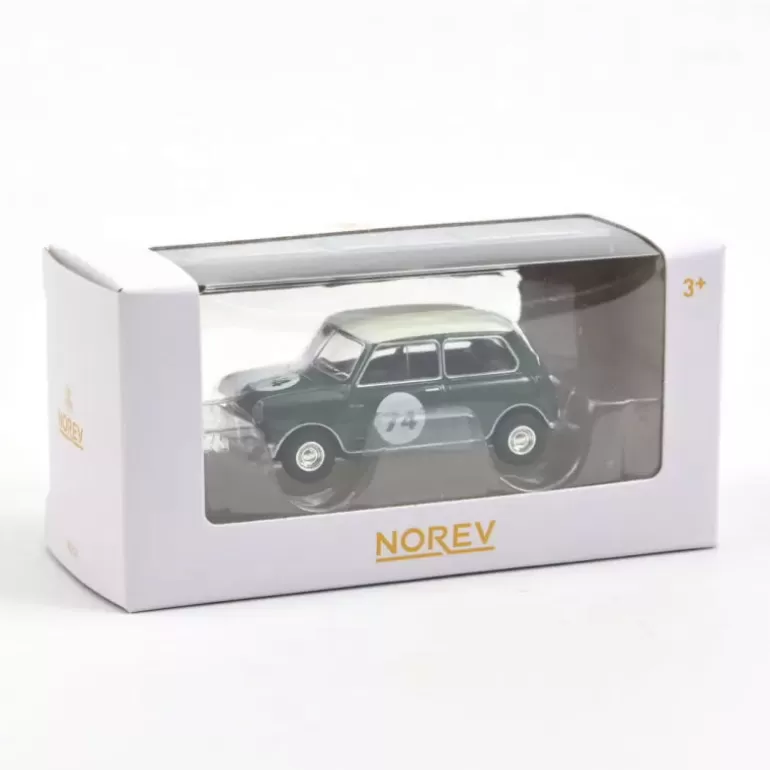 NOREV Jouets Garage, Voitures<Mini Cooper S 1964 Verte N°74, Voiture 1/64