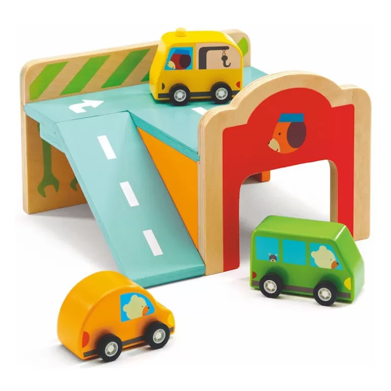 Djeco Jouets Garage, Voitures<Mini Garage 6387