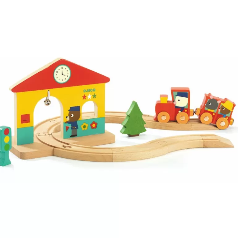 Djeco Jouets Garage, Voitures<Mini Train 6389