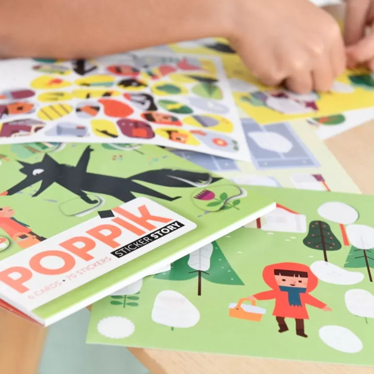 POPPIK Jeux, Puzzles Et Stickers Poppik<Mon Histoire En Stickers "Le Petit Chaperon Rouge"