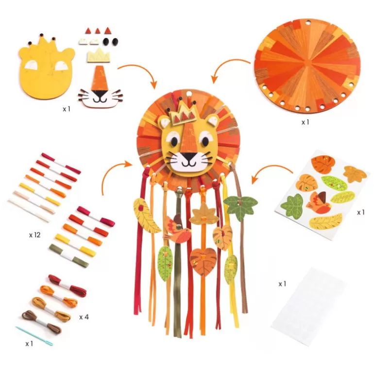 Djeco Décoration Enfants<Mon Premier Attrape-Reve A Creer "Petit Lion" Diy 7965