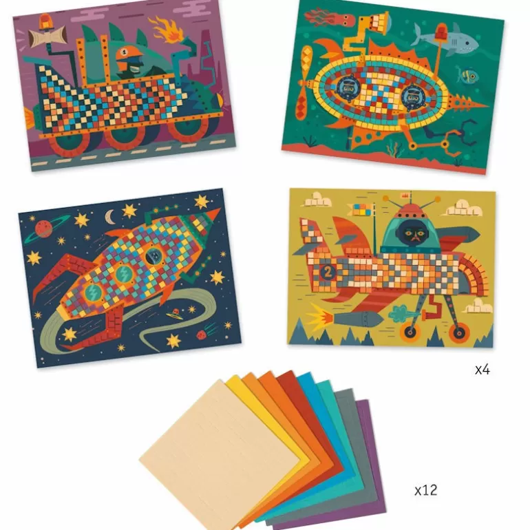 Djeco Mosaïque<Mosaïques "Les As Du Volant" Art Au Numero 9421