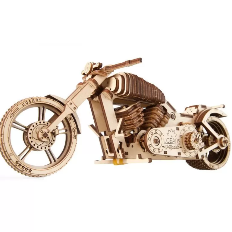 UGEARS models Jeux De Construction<Moto Vm-02 – Ugears Puzzle 3D Mecanique