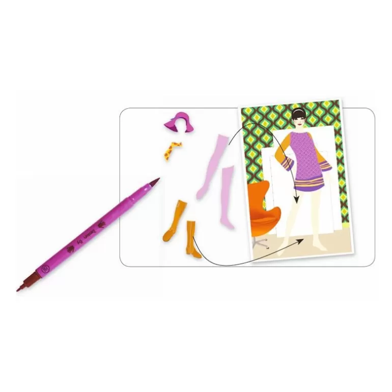 Djeco Dessin, Peinture, Coloriage<New York Factory, Atelier De Mode Djo8735