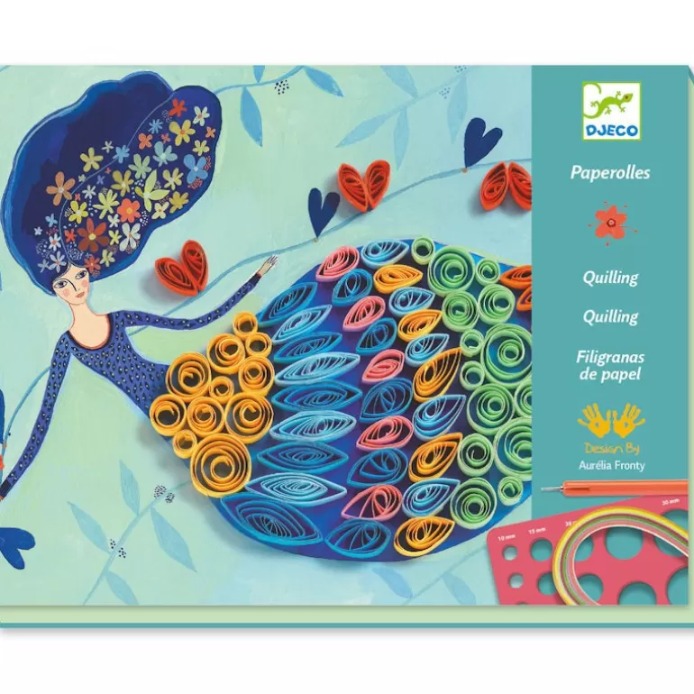 Djeco Bricolage Enfant<Paperolles 'Volutes En Jupons' 8622