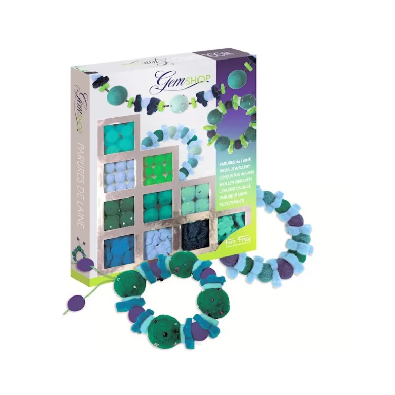 Sentosphere Jeux Loisirs Créatifs Fabriqués En France<Parures De Laine Bleu/Vert Gemshop Fun Frag 829