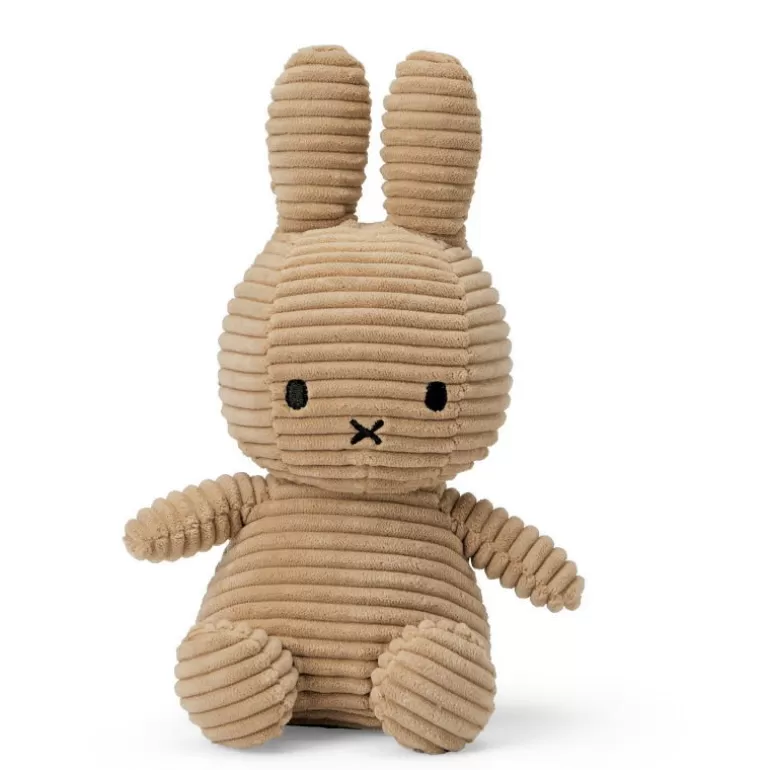 Peluches miffy Poupées, Peluches<Peluche Miffy En Velours Cotele Beige 23Cm