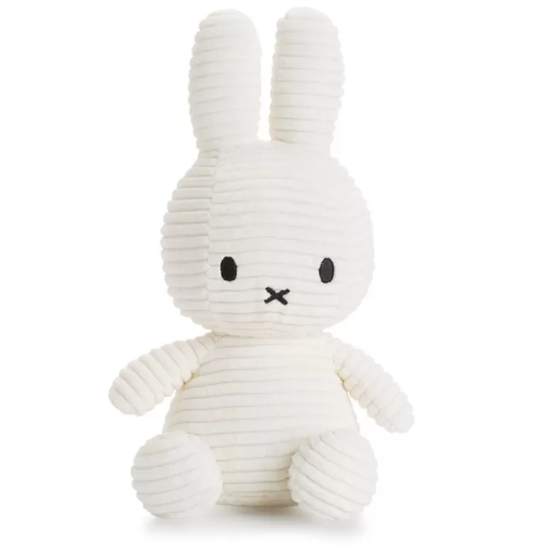 Peluches miffy Poupées, Peluches<Peluche Miffy En Velours Cotele Blanc Creme 23Cm