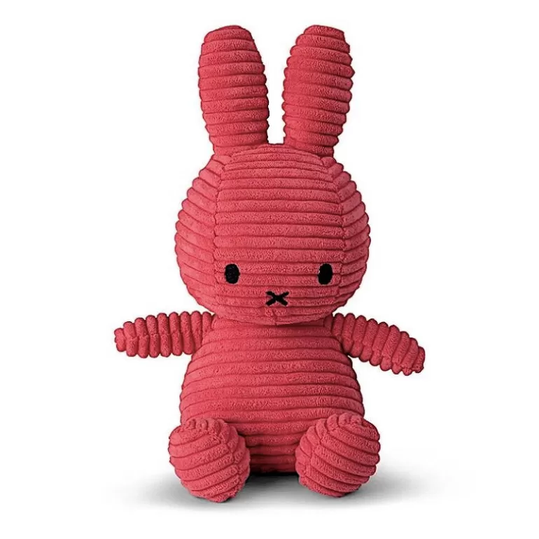 Peluches miffy Poupées, Peluches<Peluche Miffy En Velours Cotele Rose Fuchsia 23Cm