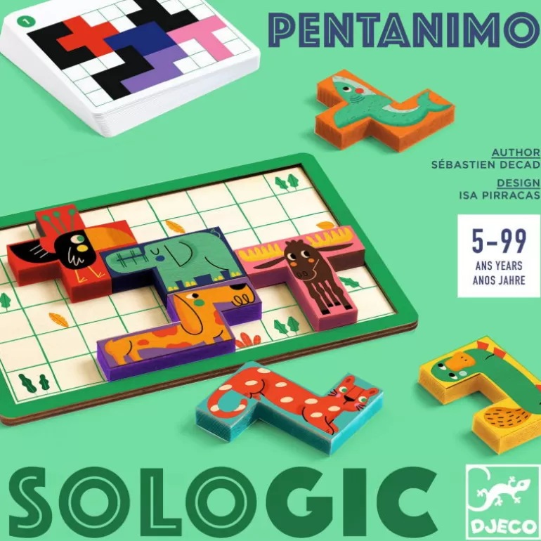 Djeco Jeux De Société<Pentanimo Jeu Sologic De 8578