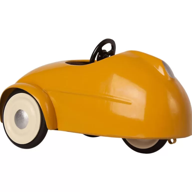 Maileg Maison De Poupee En Bois<Petite Souris Et Sa Voiture De Collection Jaune Avec Garage