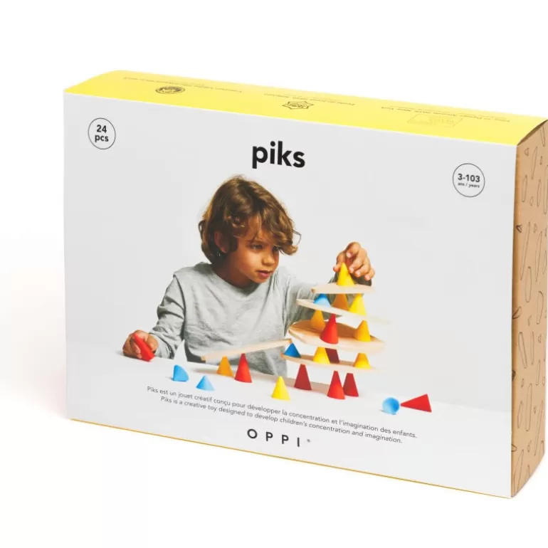 OPPI Jeux De Construction<Piks Jeu De Construction Et D'Equilibre - Small Kit 24 Pieces