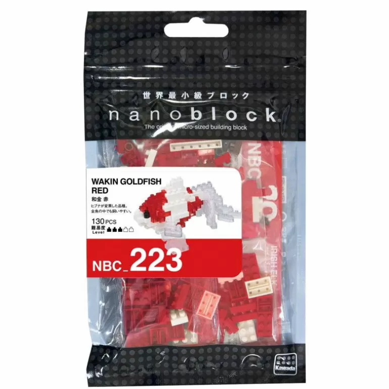 nanoblock Jeux De Construction<Poisson Voile De Chine Rouge Et Blanc