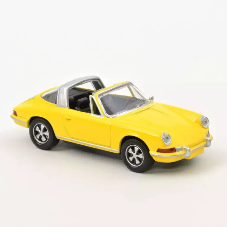 NOREV Jouets Garage, Voitures<Porsche 911 Targa Jaune 1969 1-43Eme