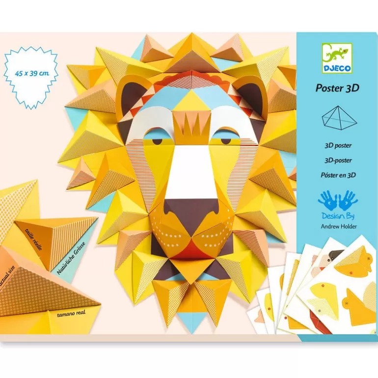 Djeco Paper Toys<Poster 3D 'The King' 9447