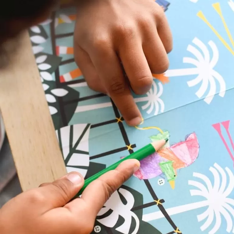 POPPIK Jeux, Puzzles Et Stickers Poppik<Poster A Colorier "Foret Tropicale"