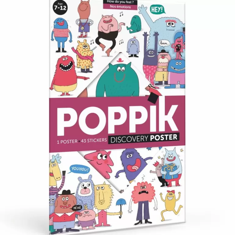 POPPIK Jeux, Puzzles Et Stickers Poppik<Poster En Stickers "Les Emotions"