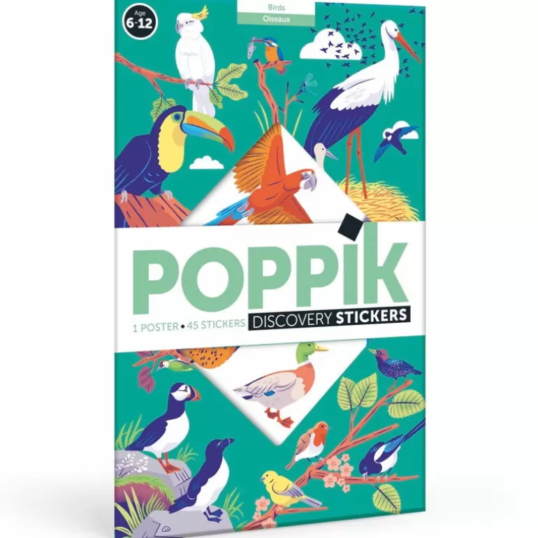 POPPIK Jeux, Puzzles Et Stickers Poppik<Poster En Stickers "Oiseaux"