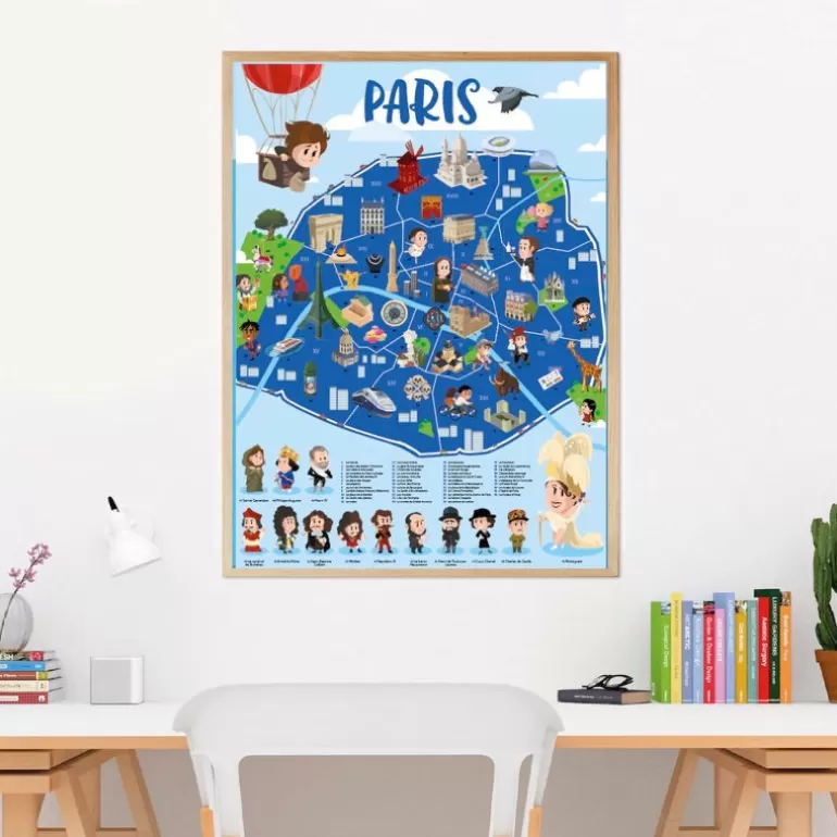 POPPIK Jeux, Puzzles Et Stickers Poppik<Poster En Stickers "Paris"