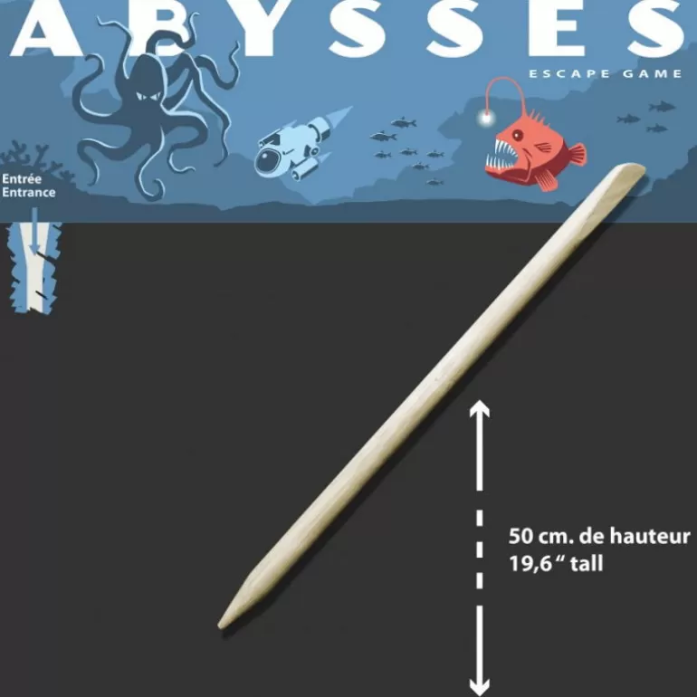 Sophie et Martin Jeux Loisirs Créatifs Fabriqués En France<Poster Labyrinthe A Gratter "Abysses" Escape Game ''