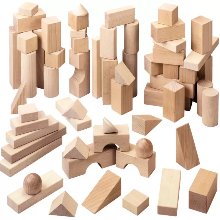 HABA Jouets Haba Fabriqués En Allemagne<Premiers Blocs De Construction En Bois 1070-Boite Medium