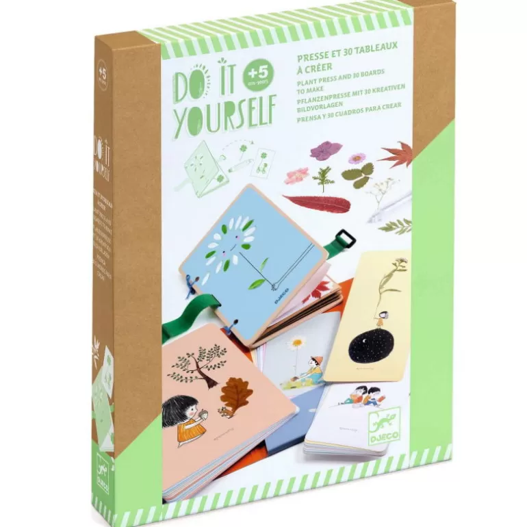 Djeco Bricolage Enfant<Presse Et 30 Tableaux À Creer "Inspirante Nature" Diy 7974