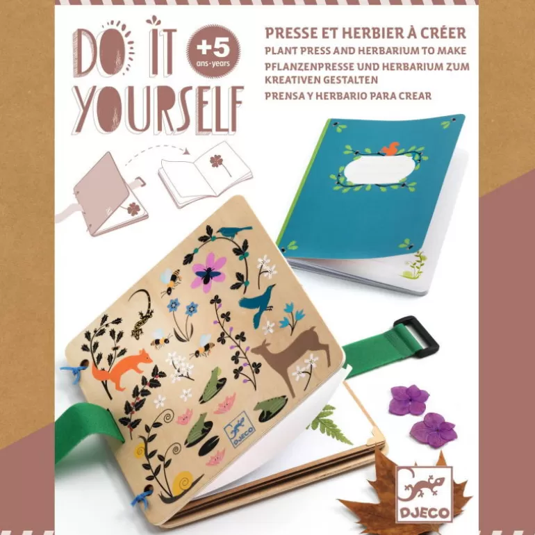Djeco Bricolage Enfant<Presse Et Herbier A Creer "Petit Botaniste" Diy 7973