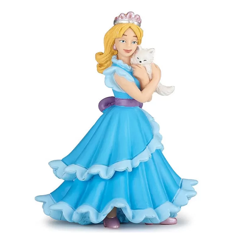 Papo Figurines Papo<Princesse Bleue Au Chat, Figurine 39125