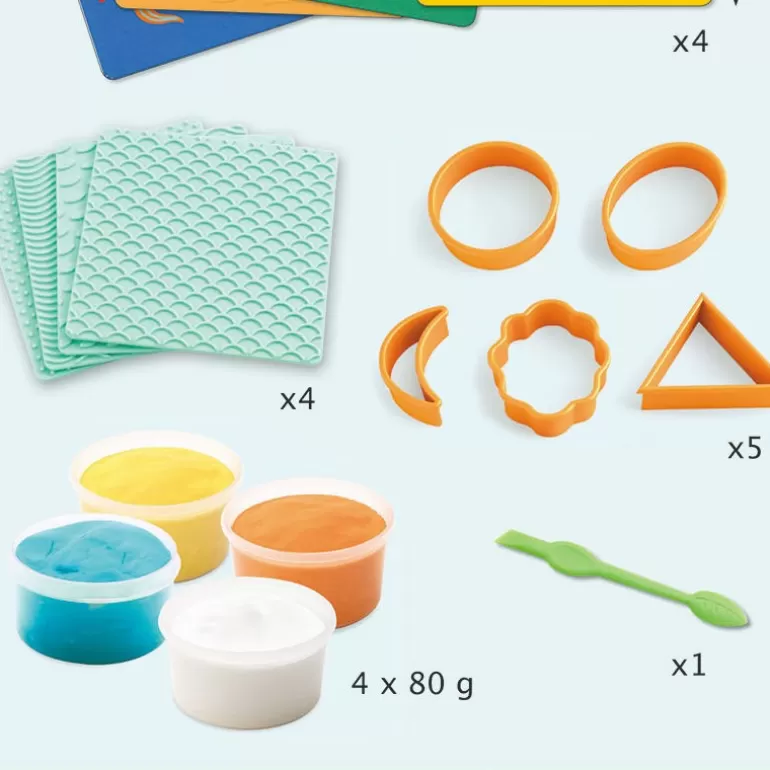 Djeco Pâte À Modeler<Pâte À Modeler "Des Empreintes Et Des Formes" 9891
