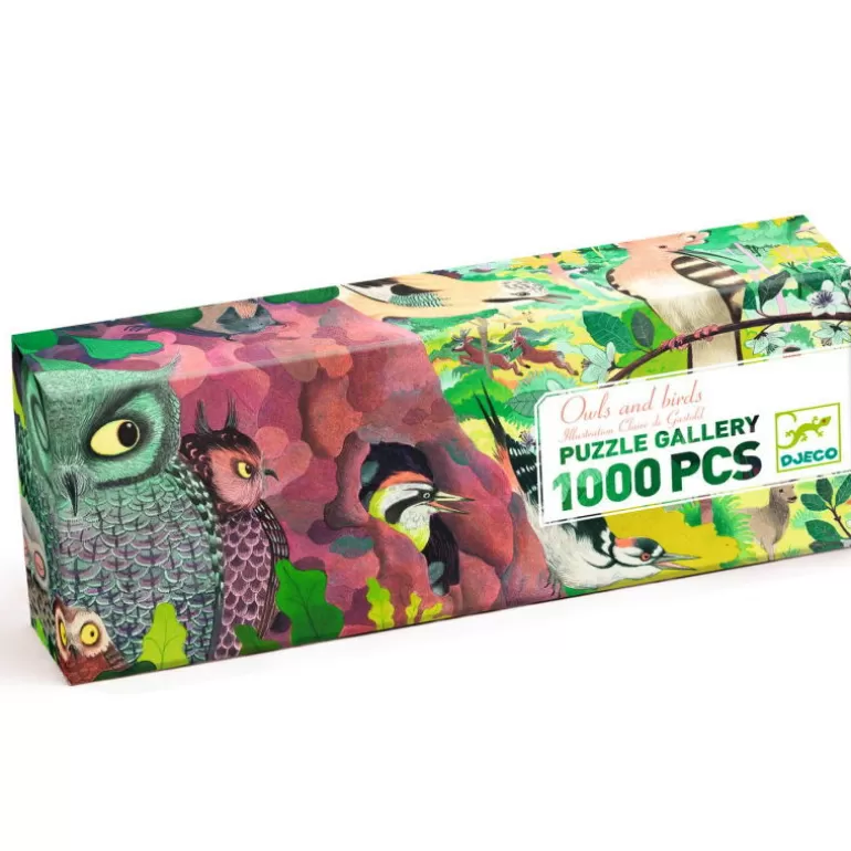 Djeco Puzzles Djeco<Puzzle 1000 Pcs Hiboux Et Oiseaux 7644