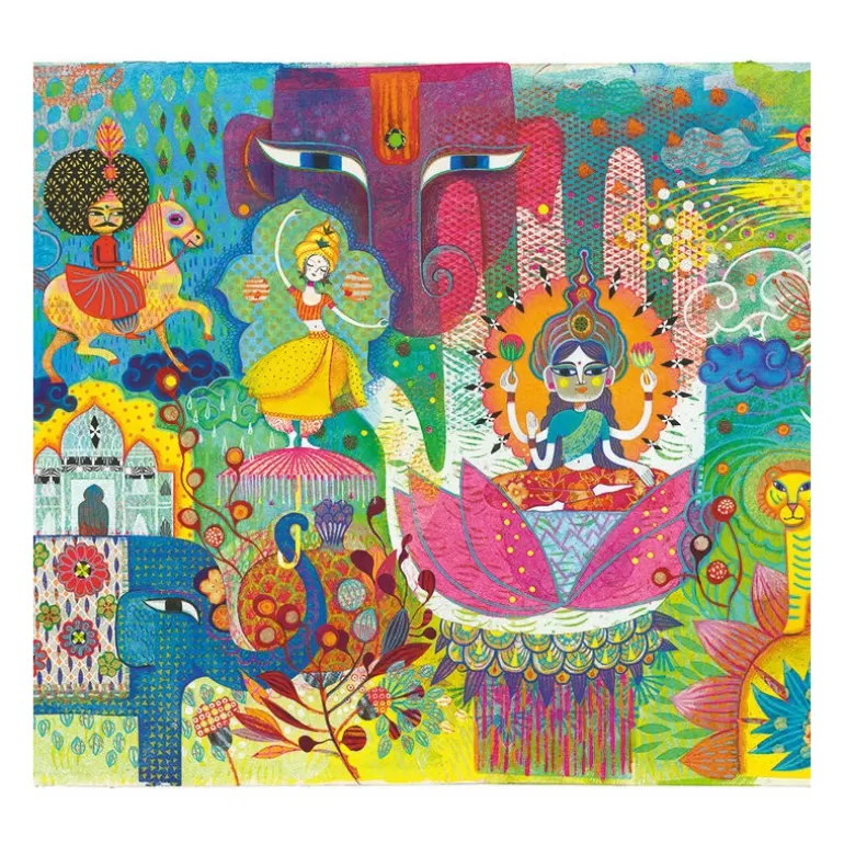 Djeco Puzzles Djeco<Puzzle 1000 Pcs Magic India 7649