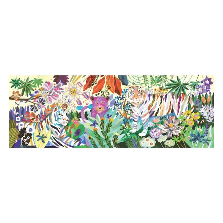 Djeco Puzzles Djeco<Puzzle 1000 Pcs Rainbow Tigers 7647