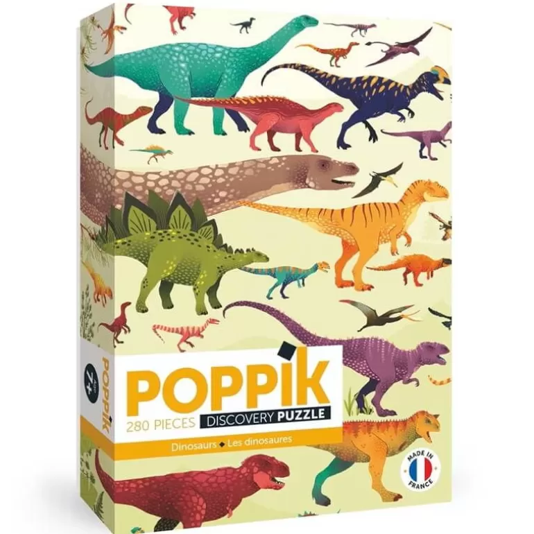 POPPIK Jeux, Puzzles Et Stickers Poppik<Puzzle 280 Pieces "Dinosaures"