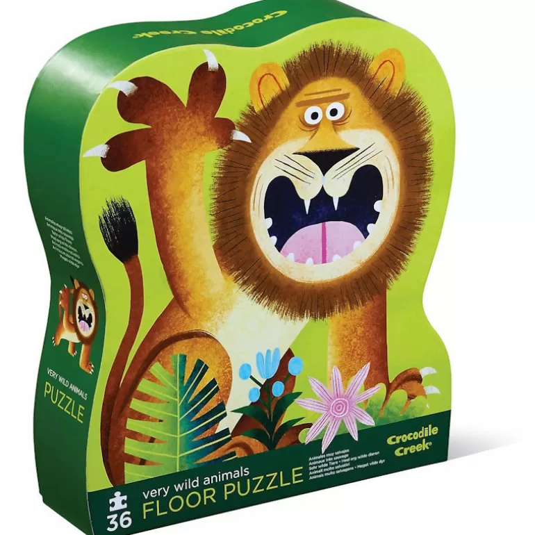 Crocodile Creek Puzzles Dès 4 Ans, 36 Pcs<Puzzle 36 Pcs 'Animaux Tres Sauvages'