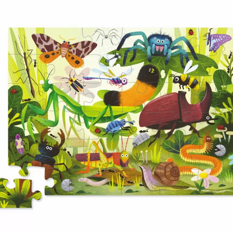 Crocodile Creek Puzzles Dès 4 Ans, 36 Pcs<Puzzle 36 Pcs 'Insectes Du Jardin'