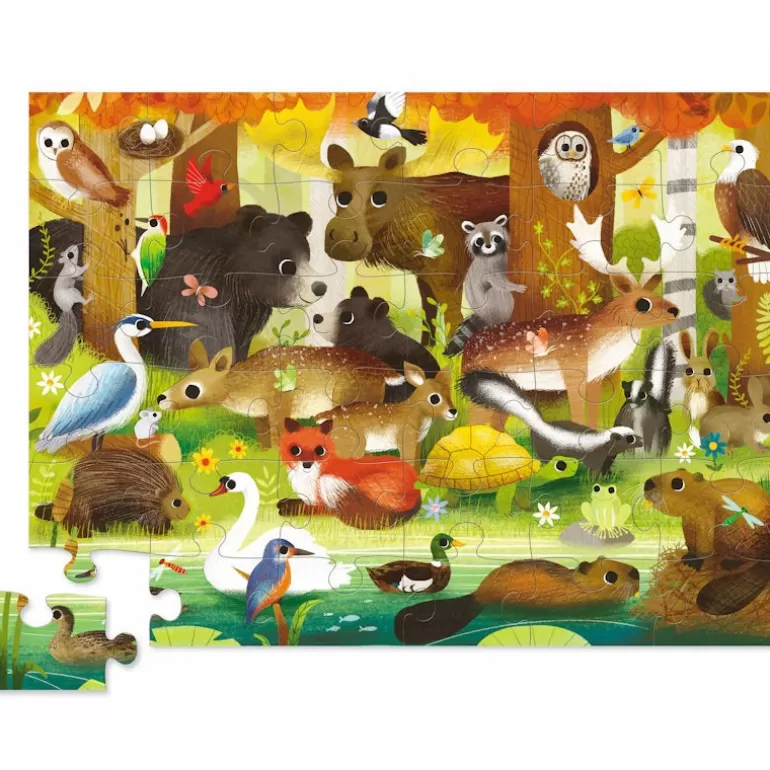 Crocodile Creek Puzzles Dès 4 Ans, 36 Pcs<Puzzle 36 Pcs 'Les Amis De La Foret'