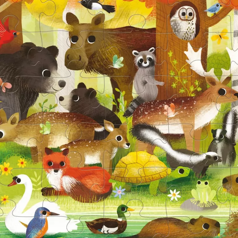 Crocodile Creek Puzzles Dès 4 Ans, 36 Pcs<Puzzle 36 Pcs 'Les Amis De La Foret'