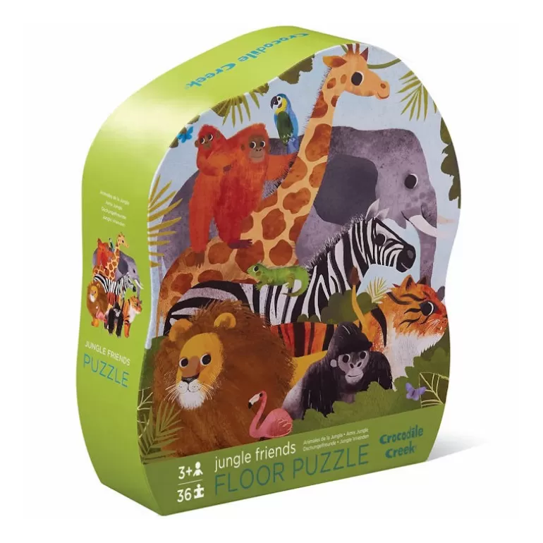 Crocodile Creek Puzzles Dès 4 Ans, 36 Pcs<Puzzle 36 Pcs 'Les Amis De La Jungle'
