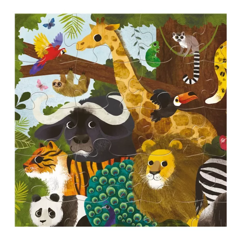 Crocodile Creek Puzzles Dès 4 Ans, 36 Pcs<Puzzle 36 Pcs 'Les Amis De La Jungle'
