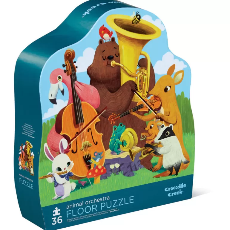 Crocodile Creek Puzzles Dès 4 Ans, 36 Pcs<Puzzle 36 Pcs 'Orchestre D'Animaux'