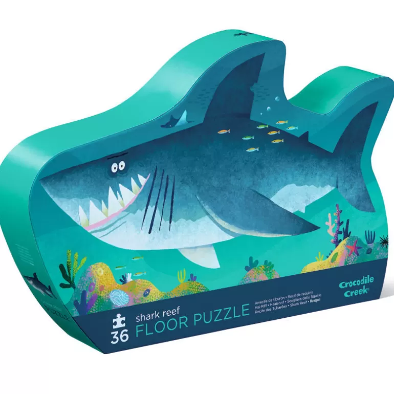 Crocodile Creek Puzzles Dès 4 Ans, 36 Pcs<Puzzle 36 Pcs 'Recif De Requins'