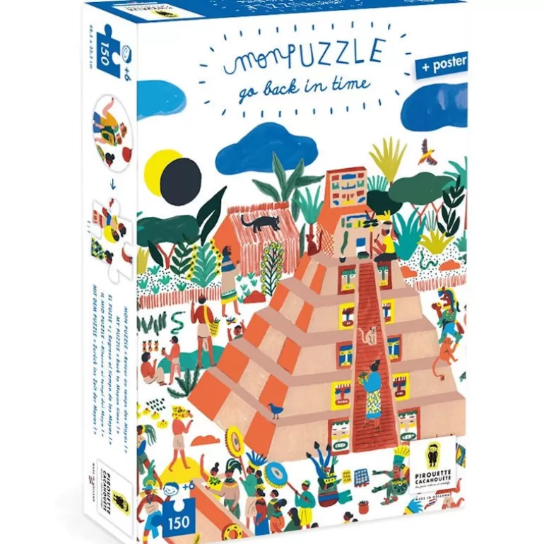 PIROUETTE Cacahouète Jeux Pirouette Cacahouète<Puzzle A Remonter Le Temps 'Mayas'