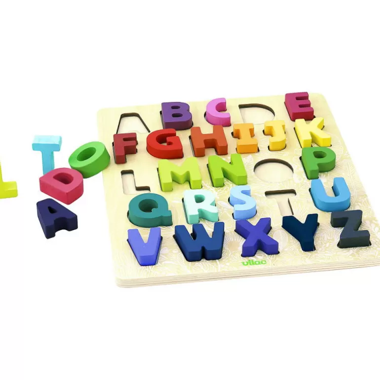 VILAC Puzzles Dès 2 Ans: 2, 12 Et 24 Pcs<Puzzle Abc "Sous La Canopee" Alphabet A Encastrer 2738