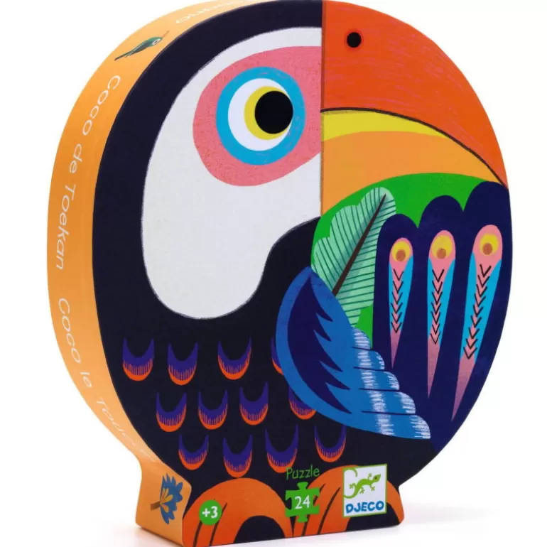 Djeco Puzzle Djeco<Puzzle Coco Le Toucan 24 Pcs 7283