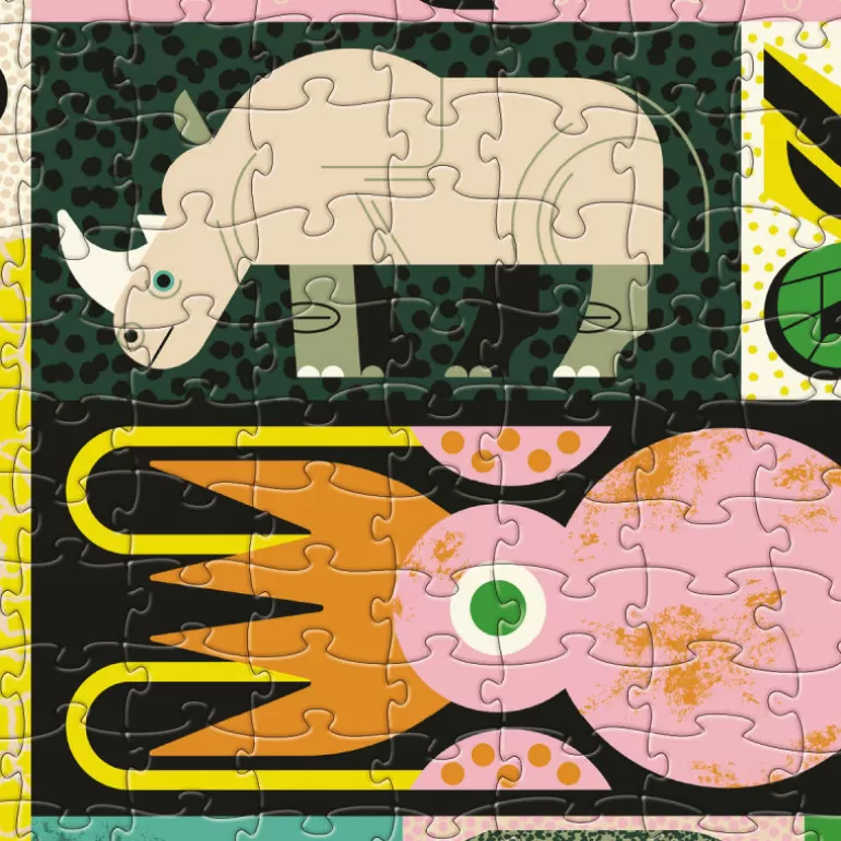 Crocodile Creek Puzzles Dès 8 Ans, 500 Pcs Et +<Puzzle Famille 'Les Geants Des Animaux' 500 Pcs